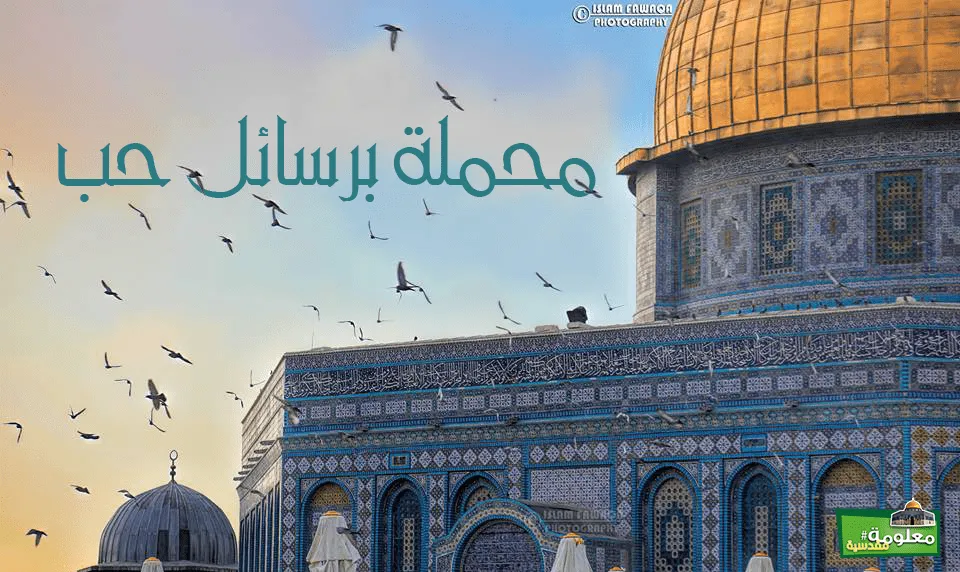 محملة برسائل الحب
