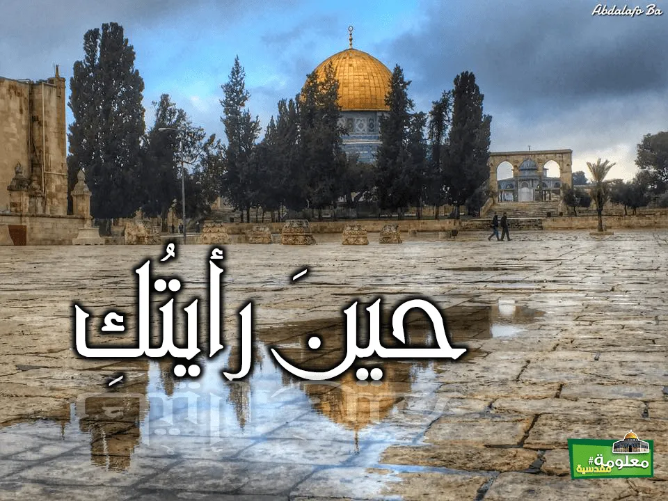 وحينَ رأيتك