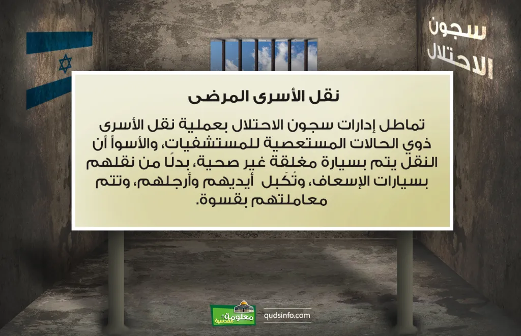 نقل الأسرى المرضى