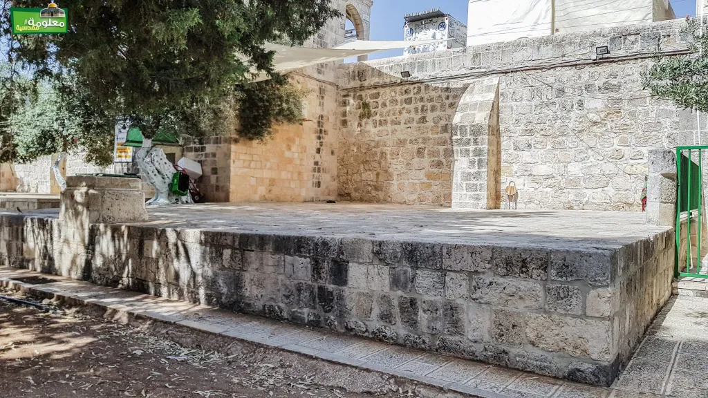 A southern station of the local Zakat Committee terrace