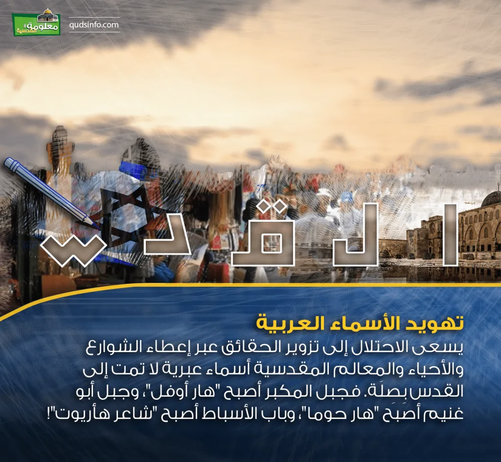 تهويد الأسماء العربية