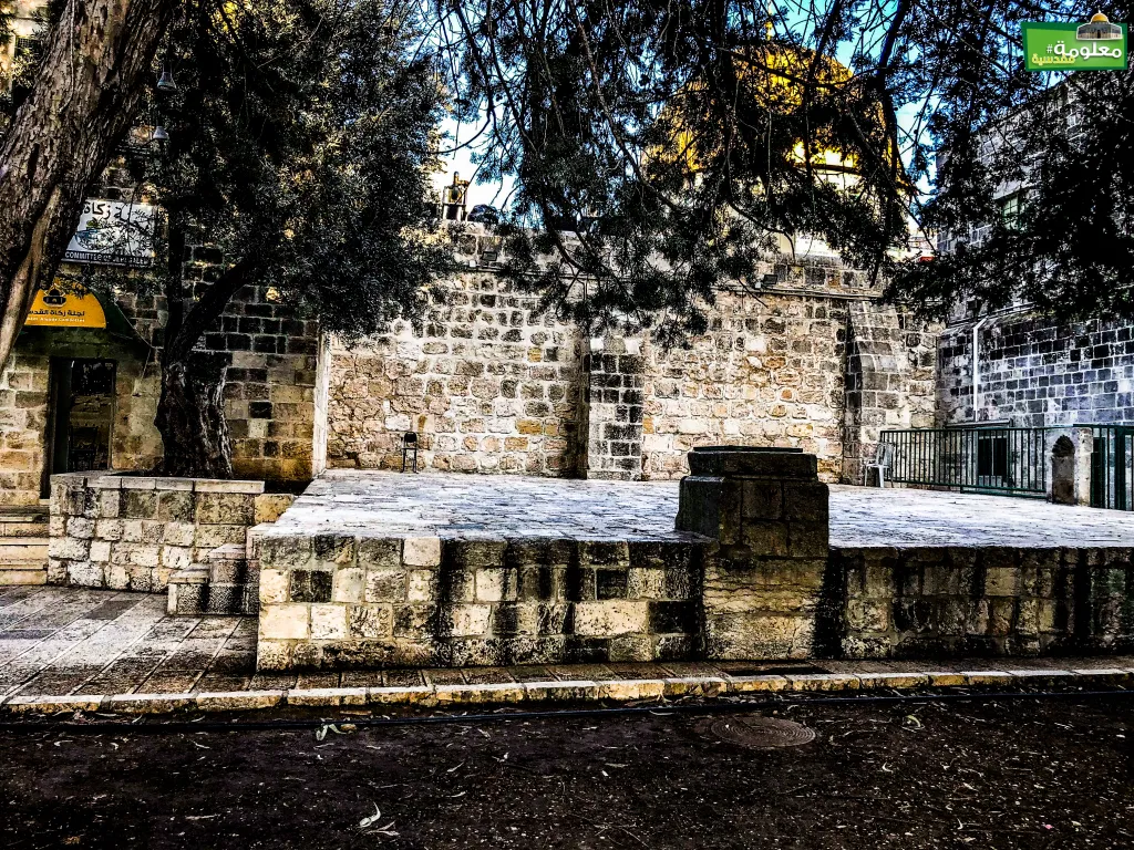 A southern station of the local Zakat Committee terrace