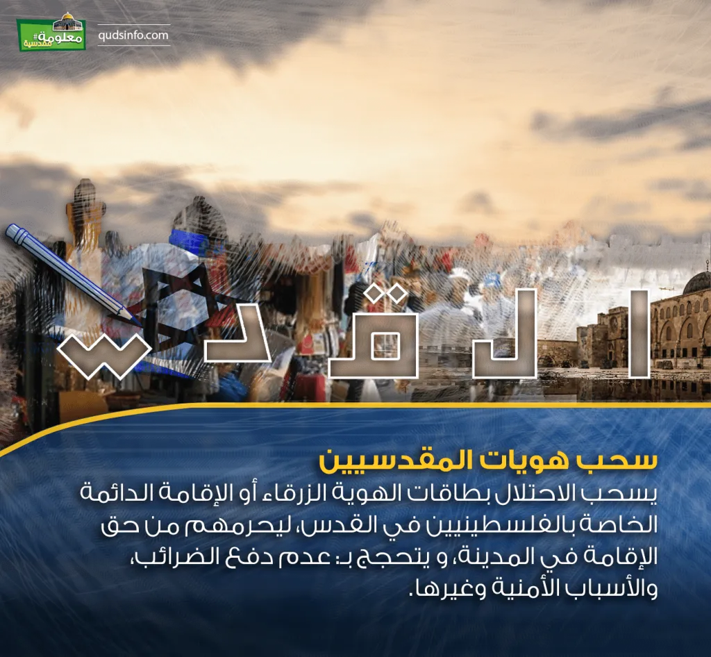 سحب هويات المقدسيين