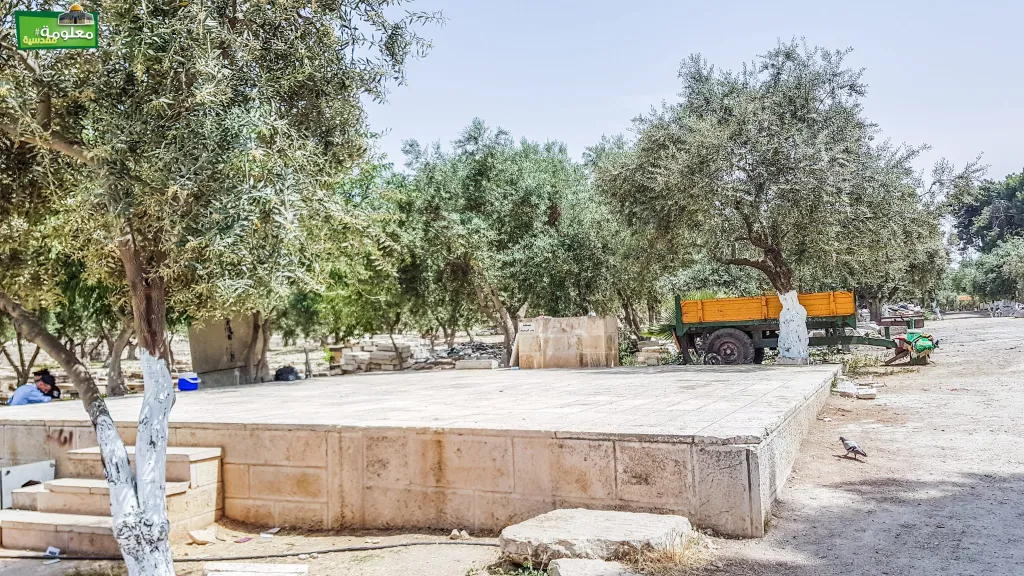 The Southwestern Terrace of Bab AL-Rahma and Al-Tawba