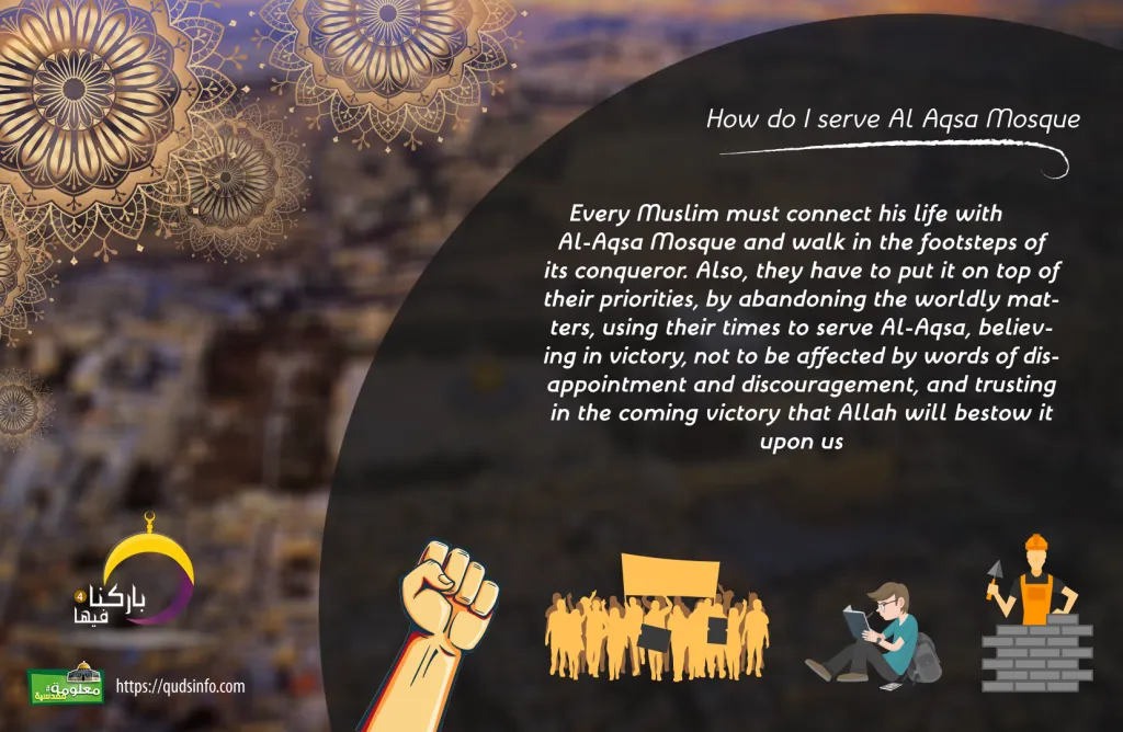 How do I serve Al Aqsa Mosque?