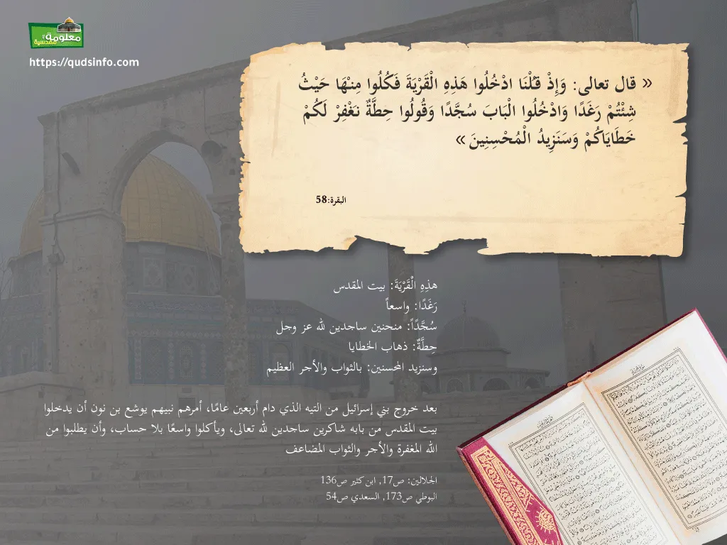 باب حطة في القرآن الكريم