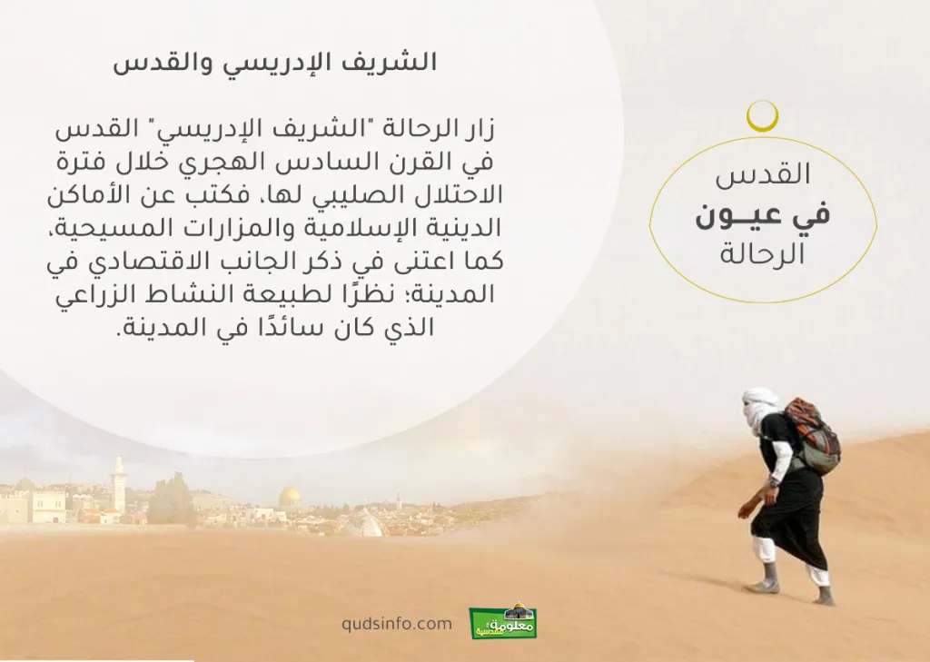 الشريف الإدريسي والقدس