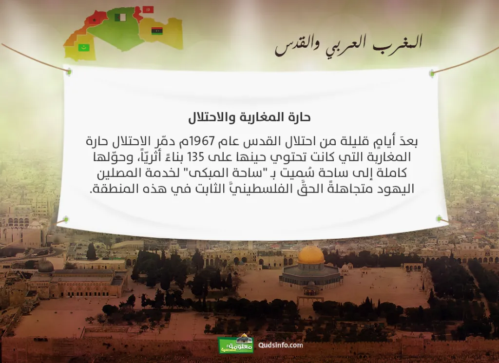 حارة المغاربة والاحتلال